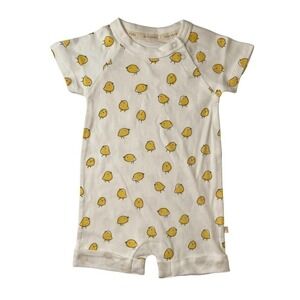 Hallmark Baby NEW Baby Chick Romper 6-12 Mos. 100% Cotton Unisex Summer Spring